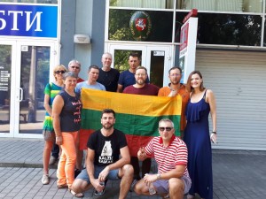Велопробег литовских велосипедистов по Одесской области, посвященный 100-летию Литовской независимости